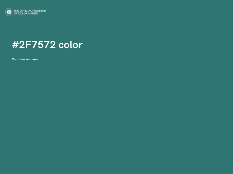 #2F7572 color image