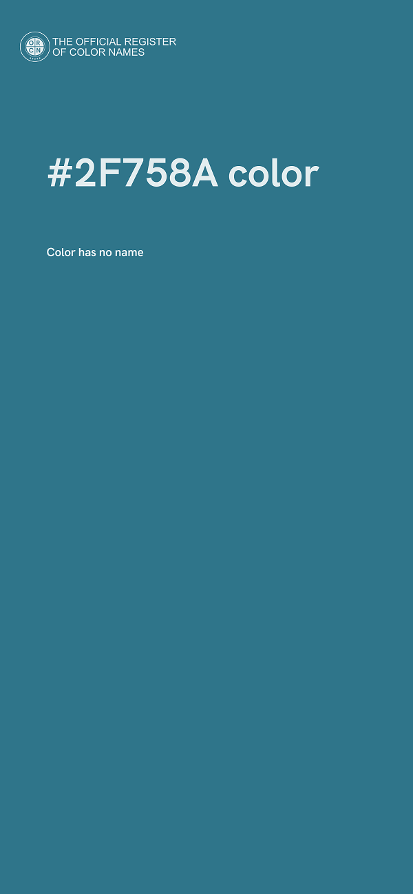 #2F758A color image
