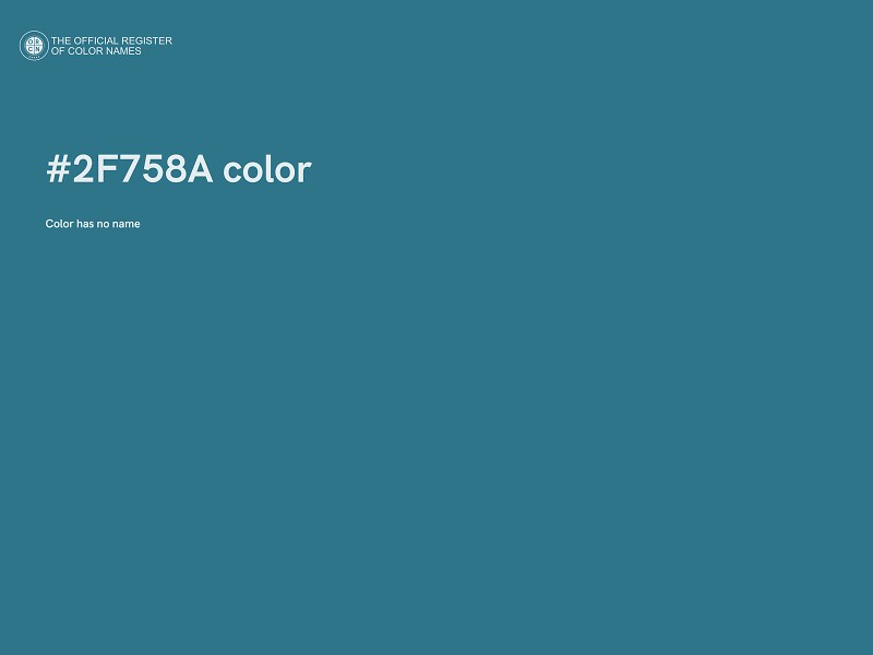 #2F758A color image