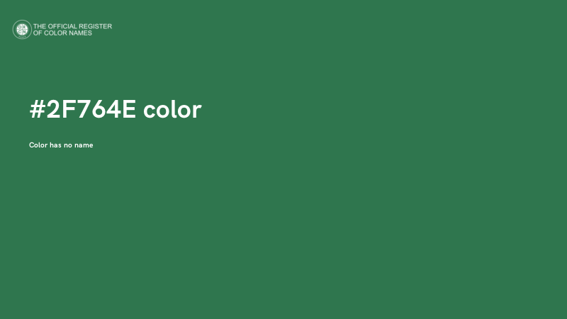#2F764E color image