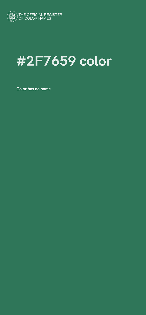 #2F7659 color image