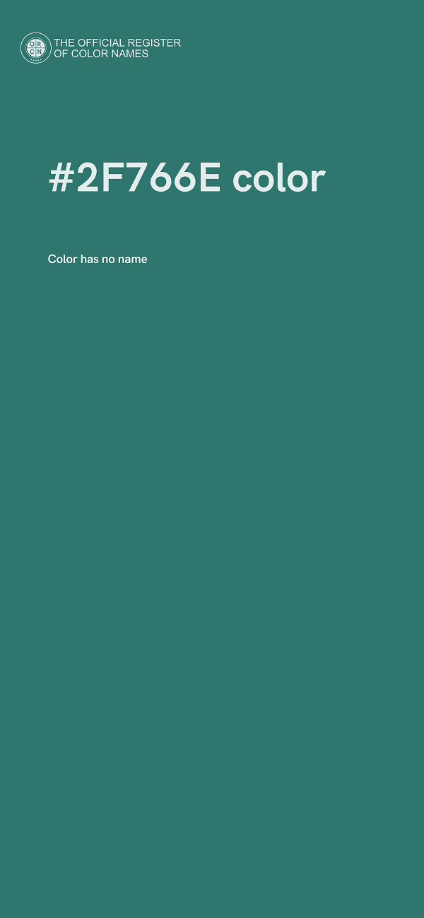 #2F766E color image