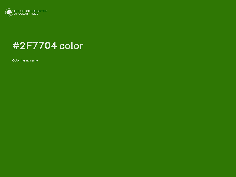 #2F7704 color image