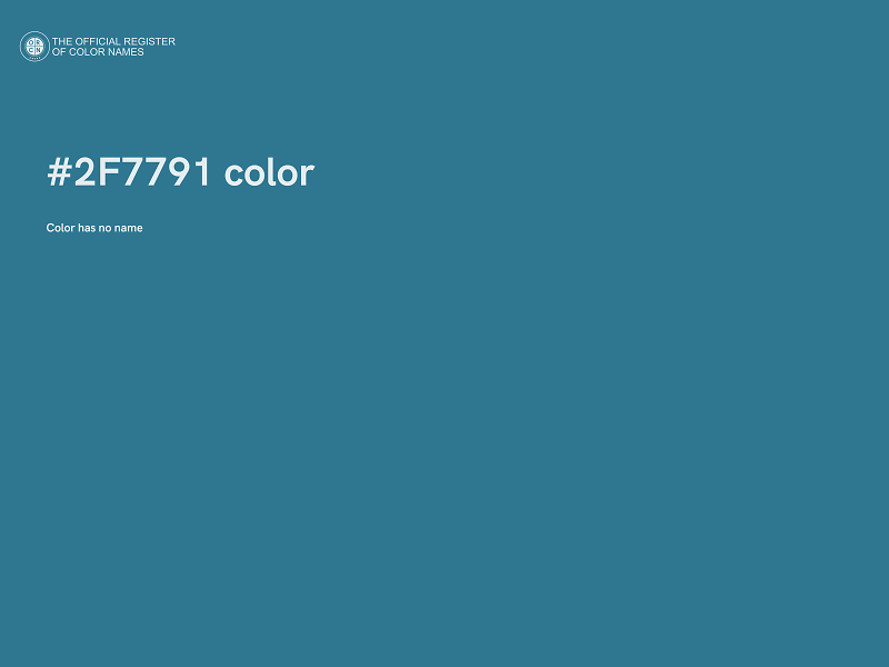 #2F7791 color image