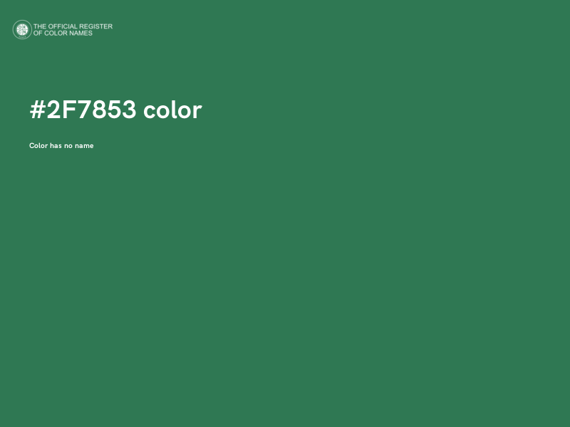 #2F7853 color image