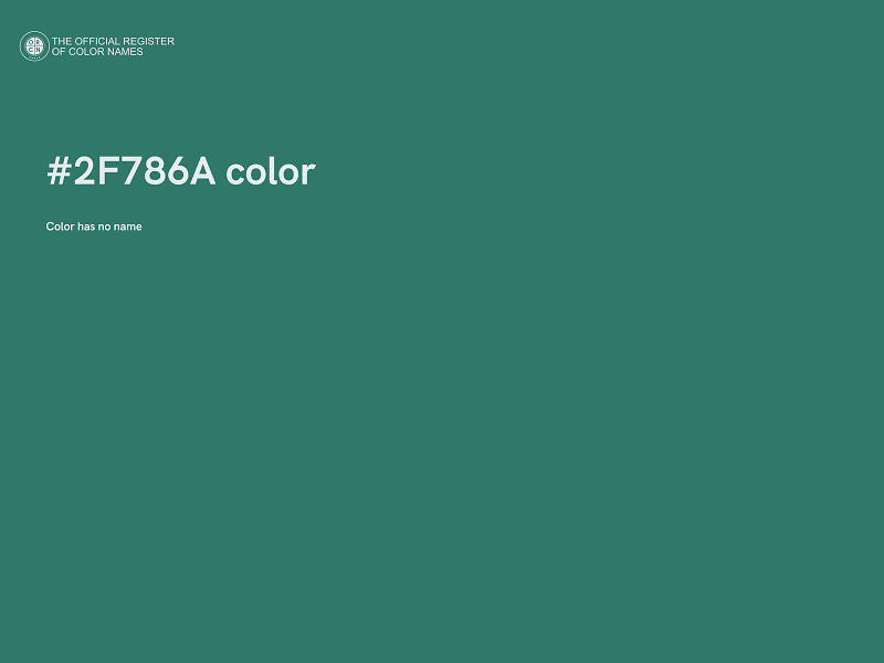 #2F786A color image