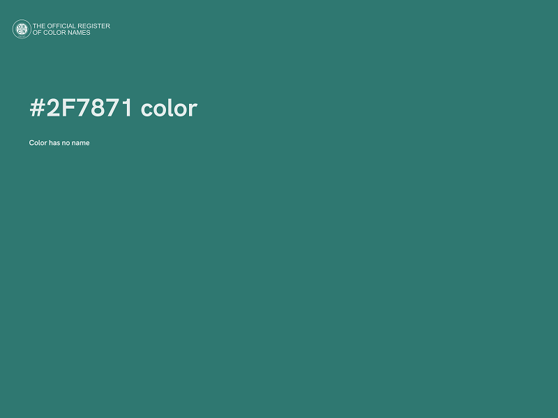 #2F7871 color image