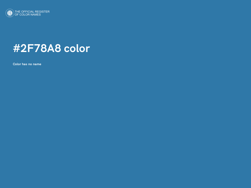 #2F78A8 color image