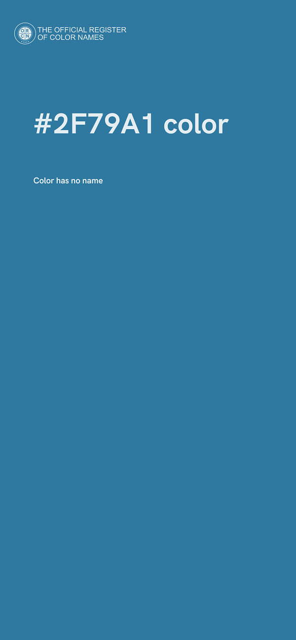 #2F79A1 color image