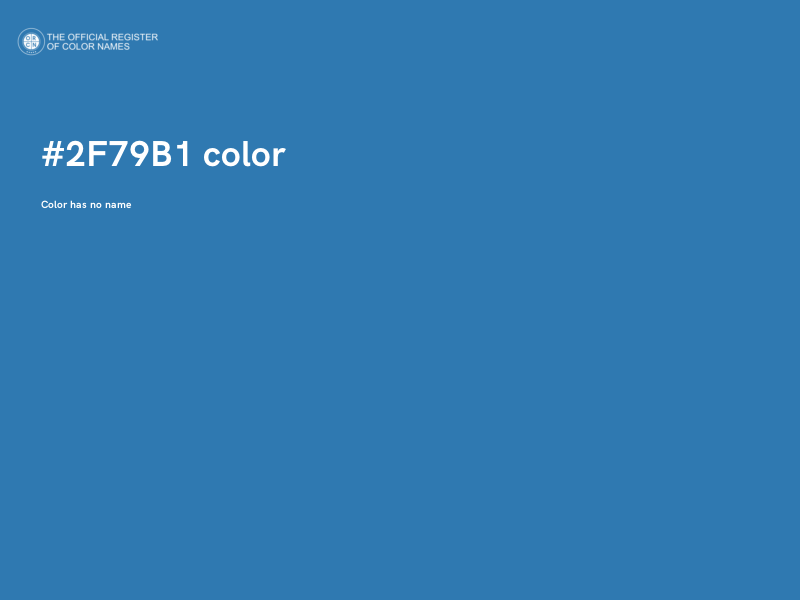 #2F79B1 color image