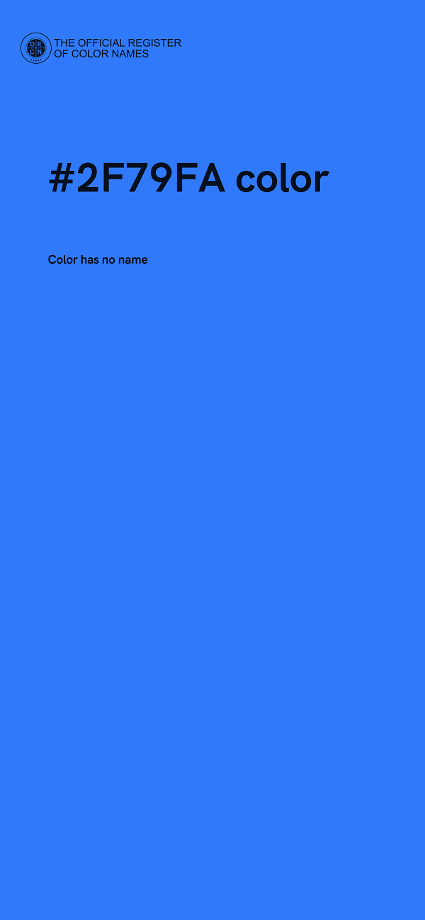 #2F79FA color image