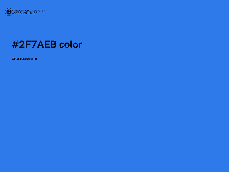 #2F7AEB color image