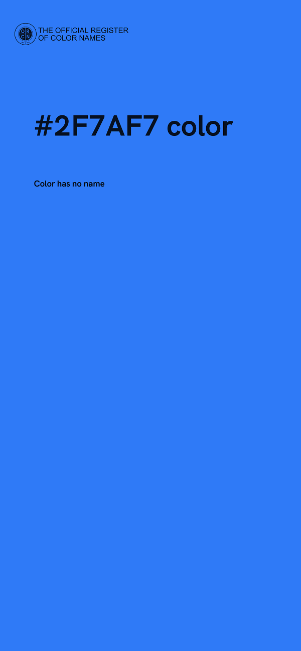 #2F7AF7 color image