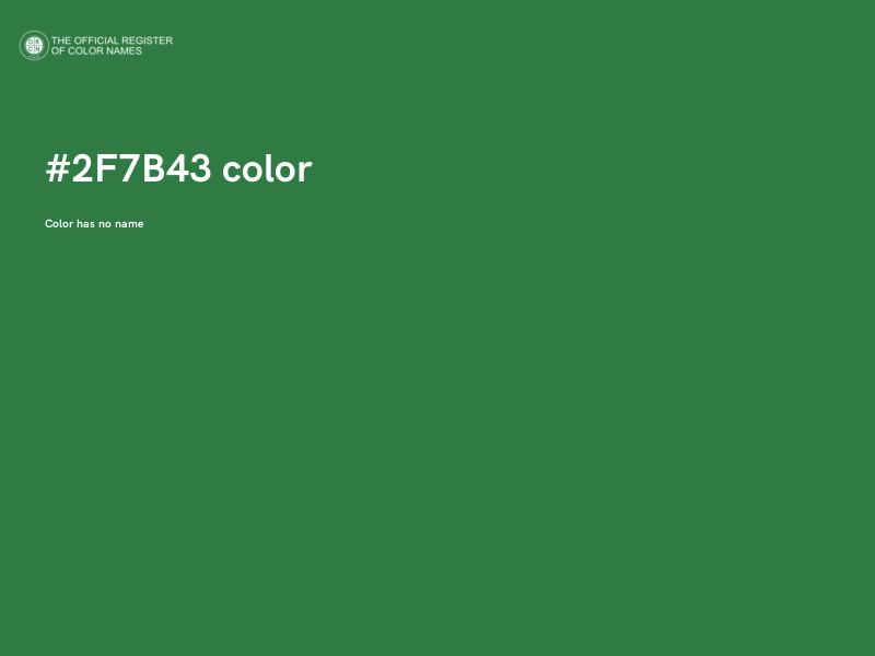#2F7B43 color image