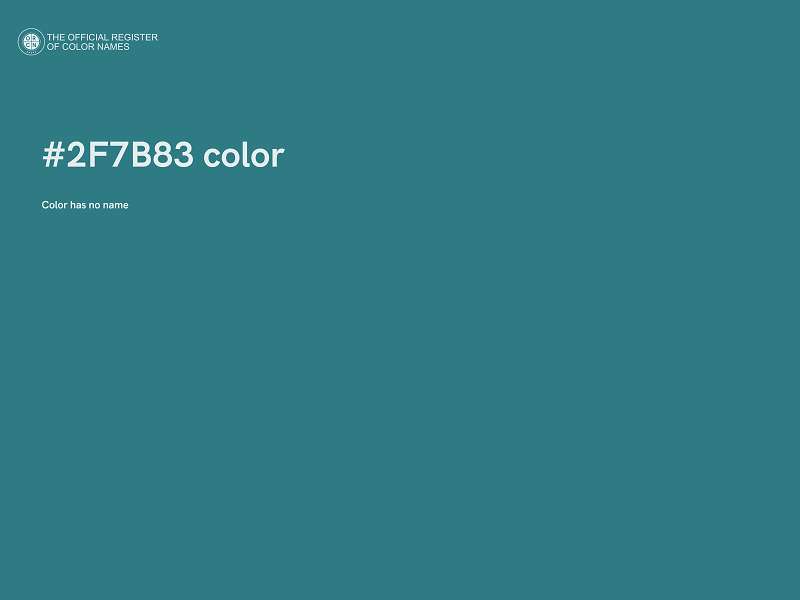 #2F7B83 color image