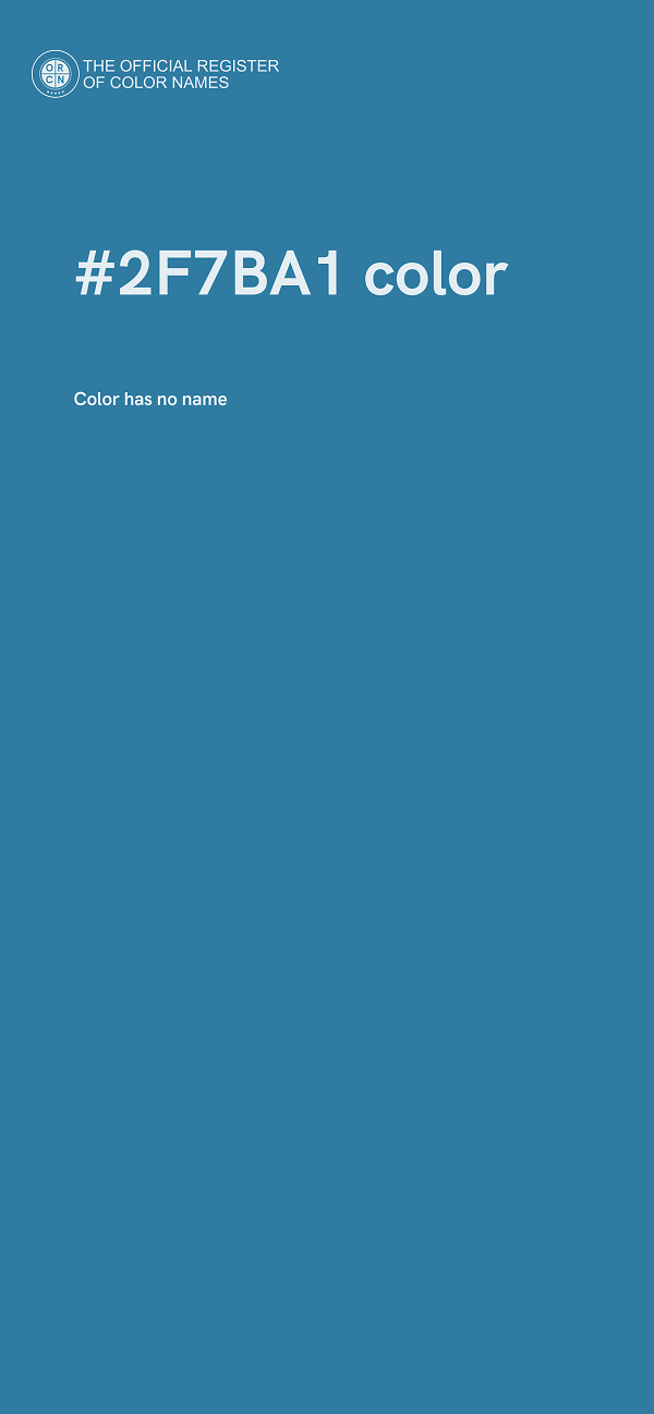 #2F7BA1 color image