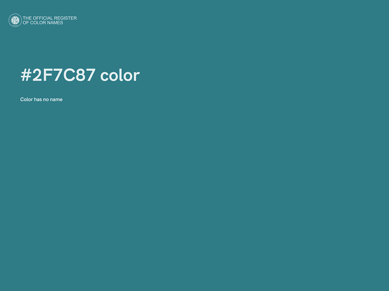 #2F7C87 color image