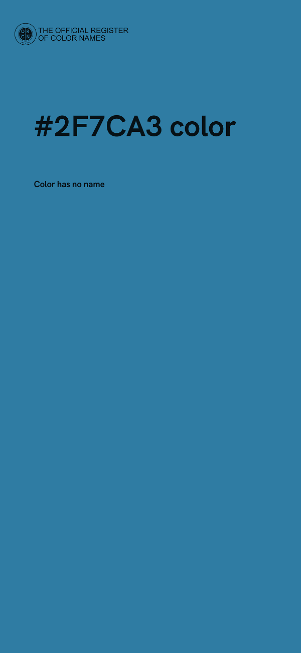 #2F7CA3 color image