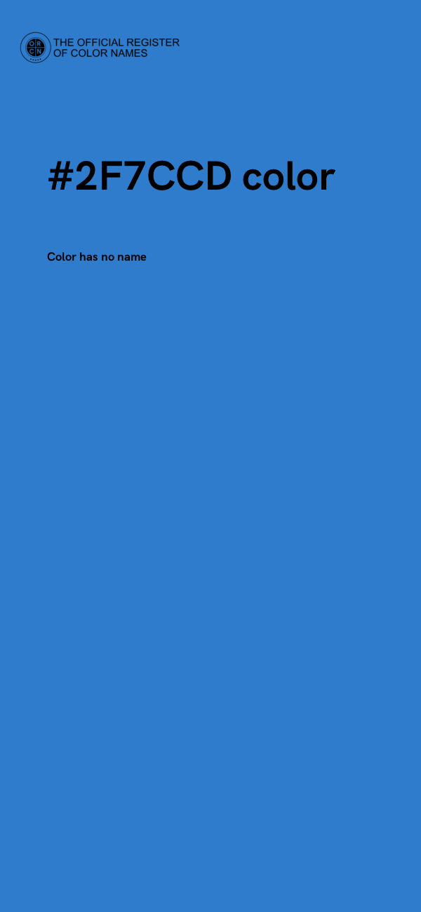 #2F7CCD color image