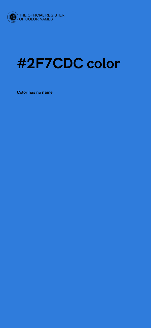 #2F7CDC color image