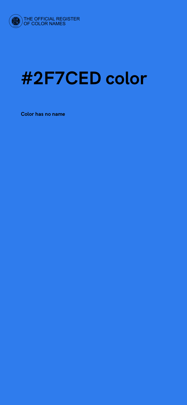 #2F7CED color image