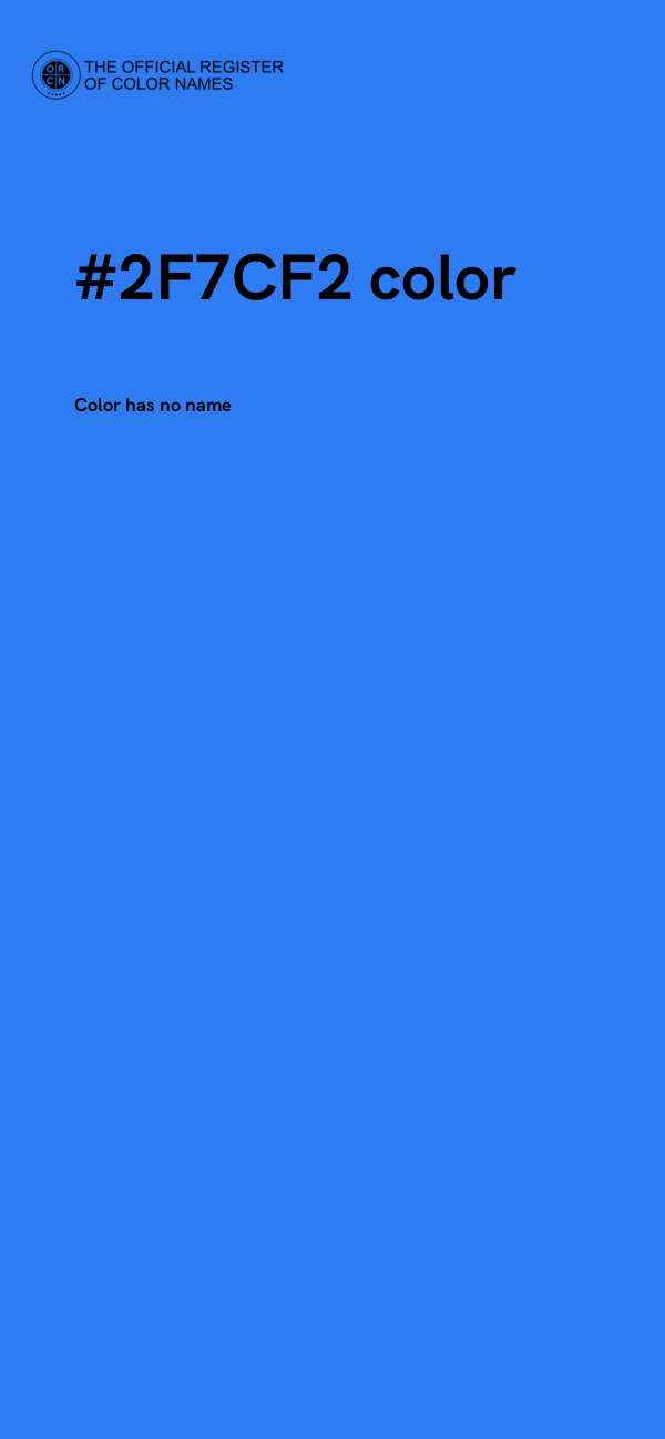 #2F7CF2 color image