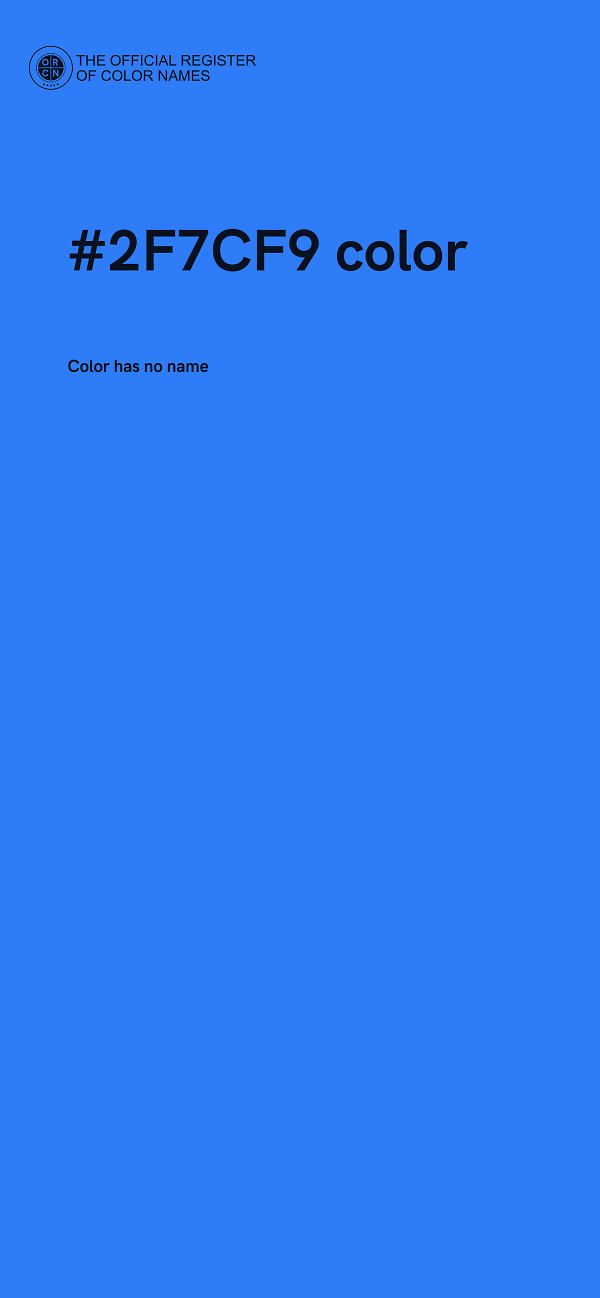 #2F7CF9 color image