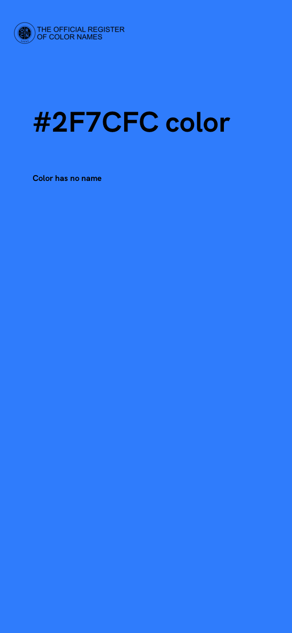 #2F7CFC color image