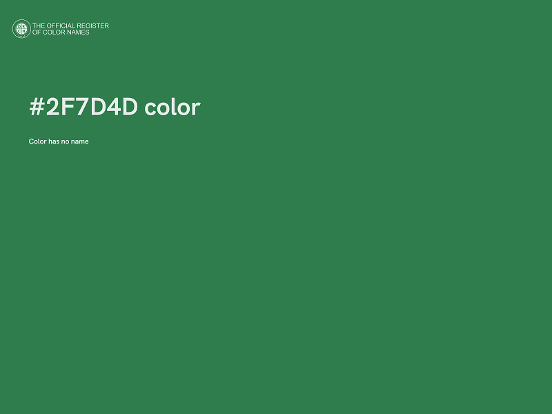 #2F7D4D color image