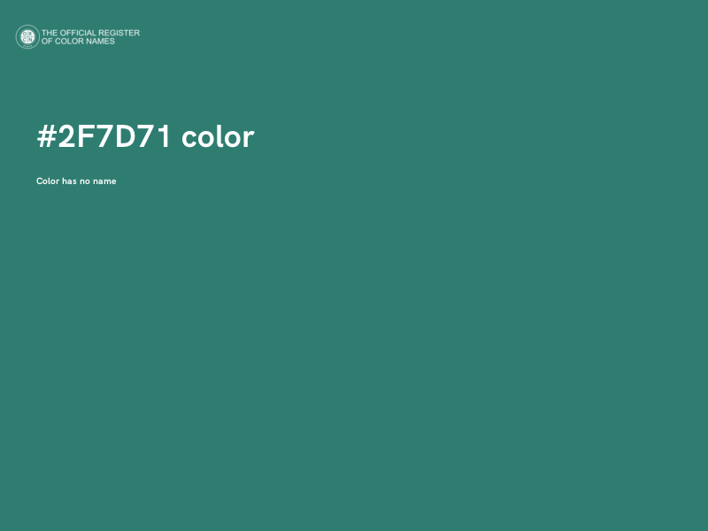 #2F7D71 color image