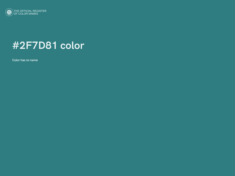 #2F7D81 color image