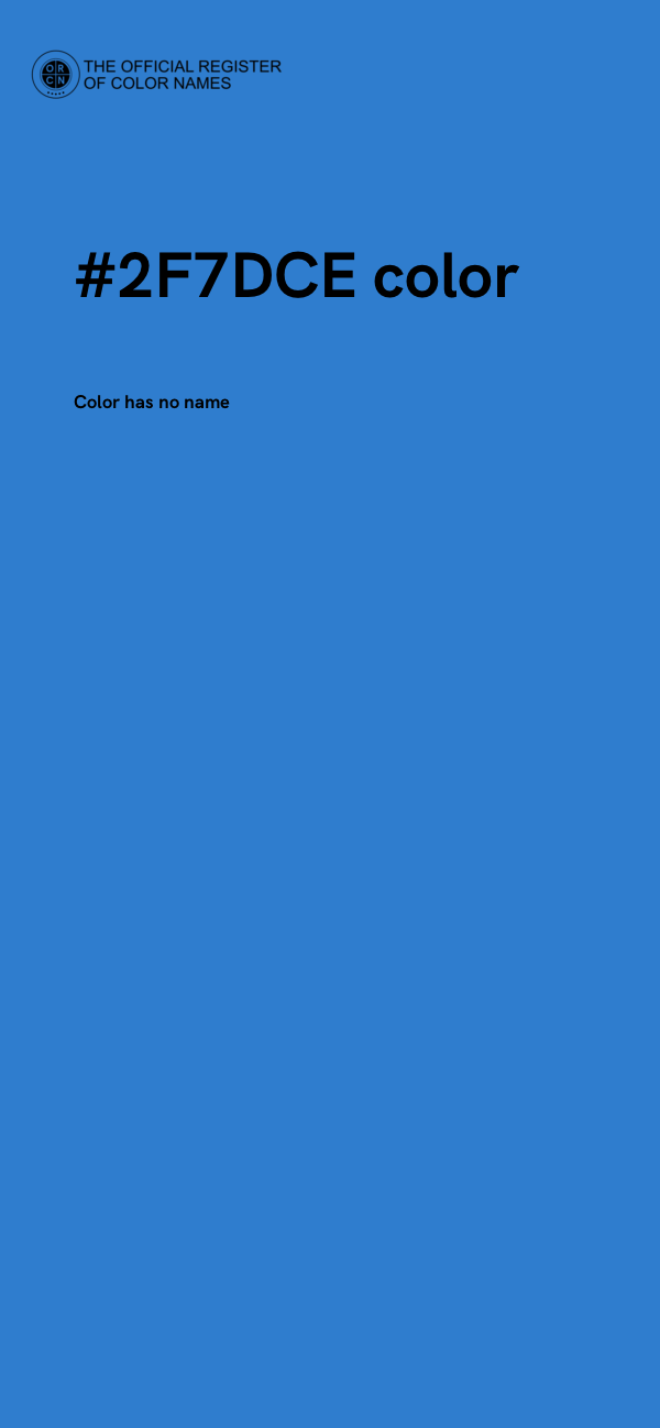 #2F7DCE color image