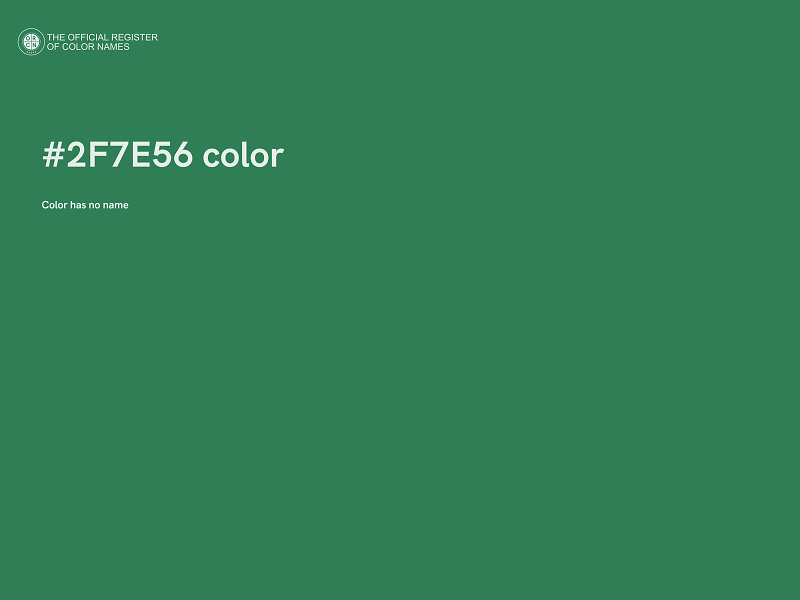 #2F7E56 color image