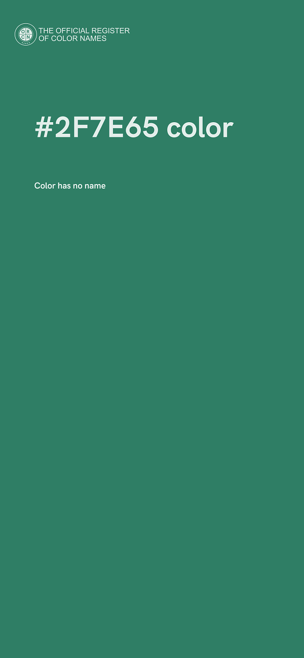 #2F7E65 color image