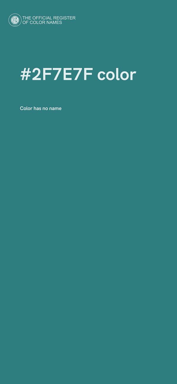 #2F7E7F color image