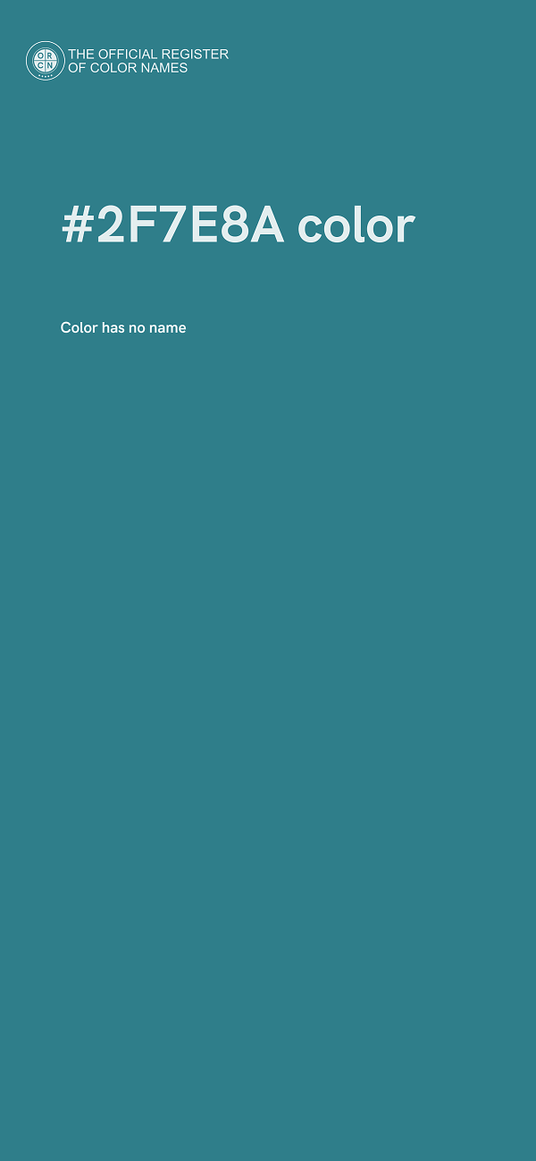 #2F7E8A color image