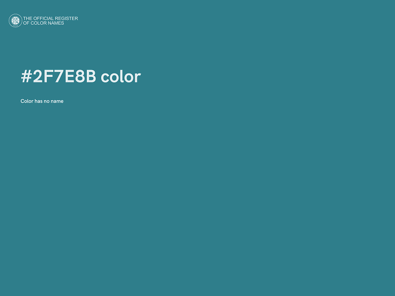 #2F7E8B color image