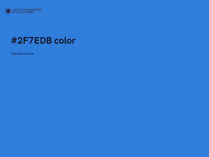 #2F7EDB color image