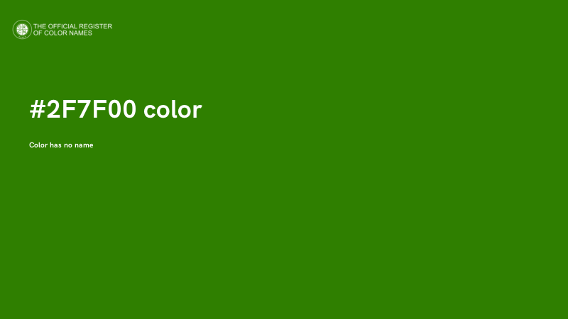 #2F7F00 color image