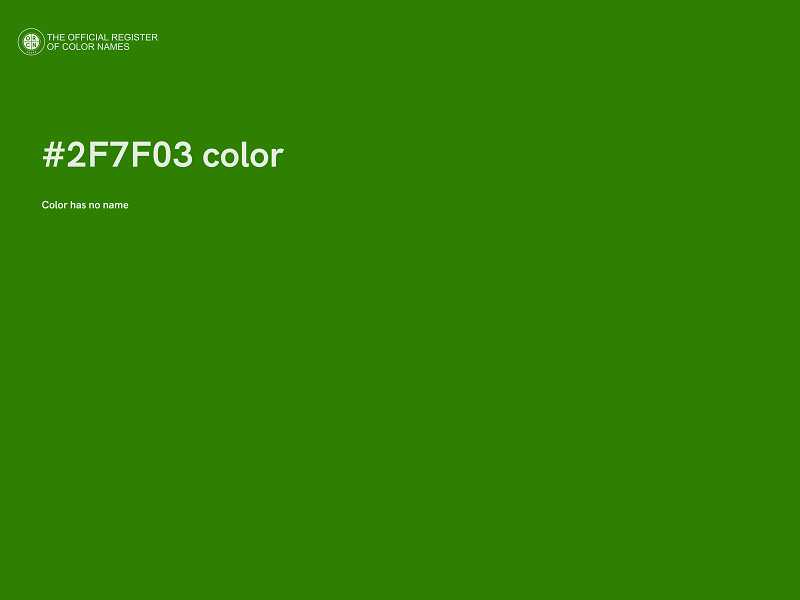 #2F7F03 color image