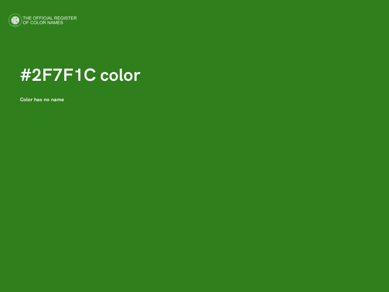#2F7F1C color image