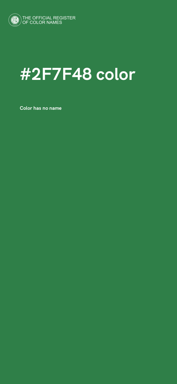 #2F7F48 color image