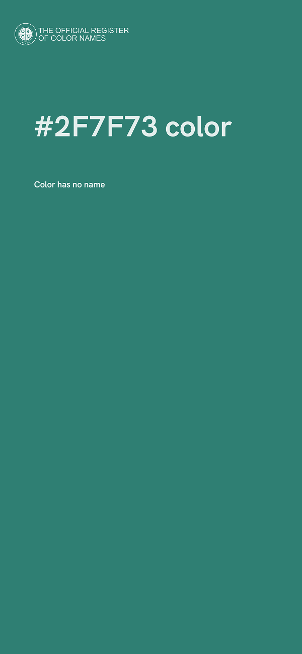 #2F7F73 color image