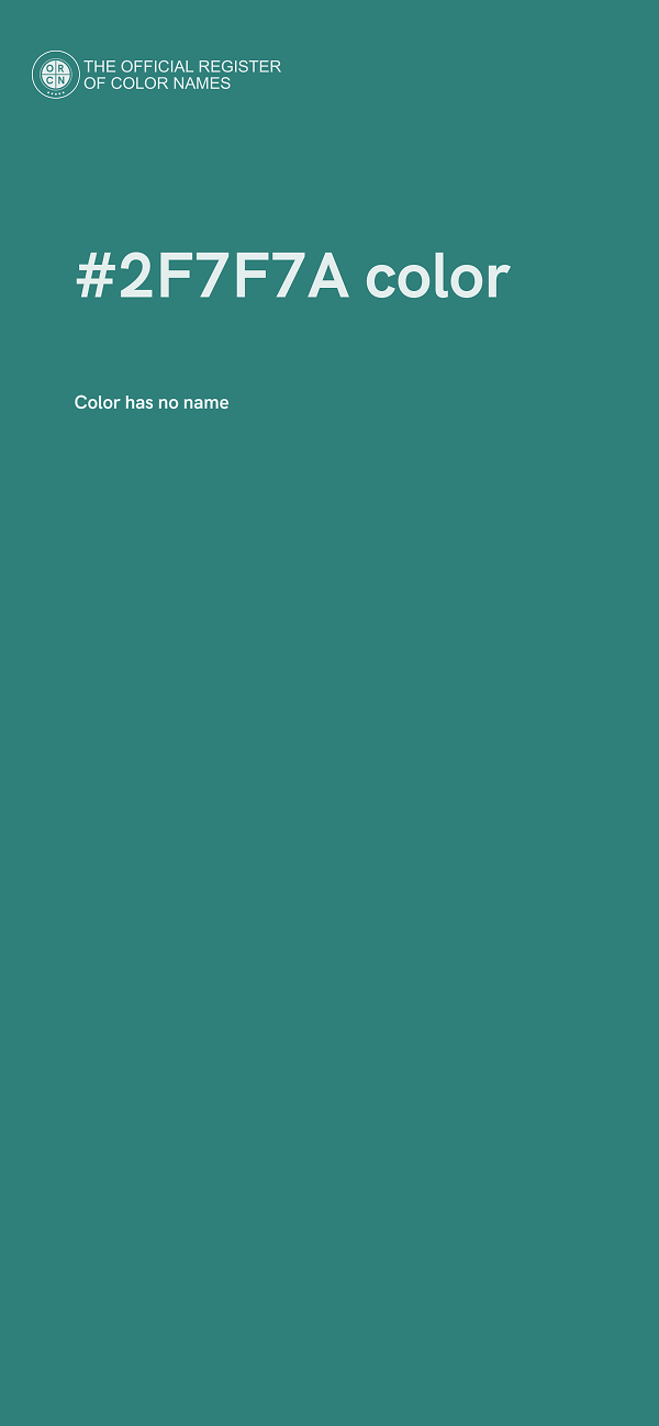 #2F7F7A color image