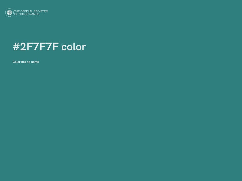 #2F7F7F color image