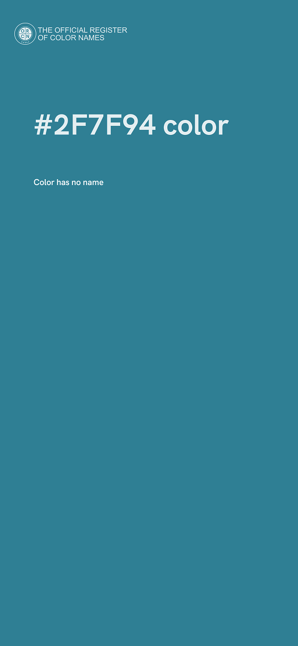 #2F7F94 color image