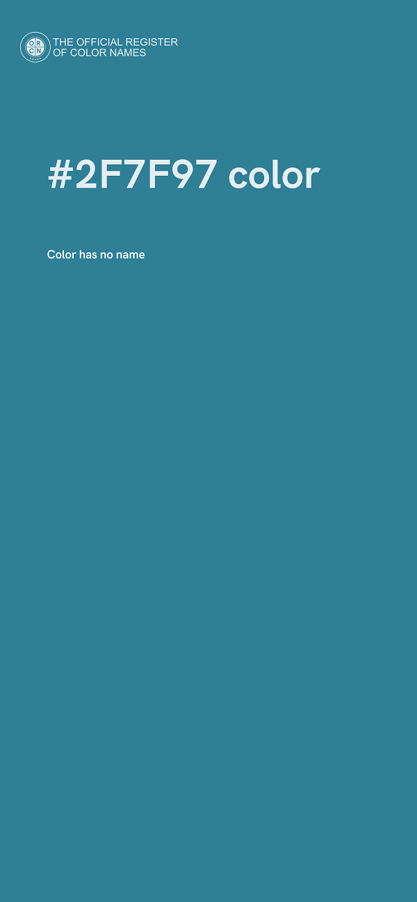 #2F7F97 color image