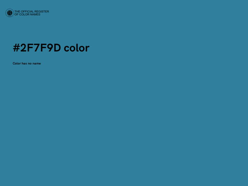 #2F7F9D color image