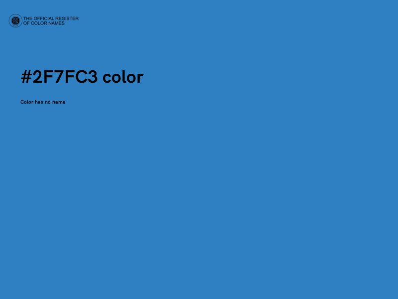 #2F7FC3 color image
