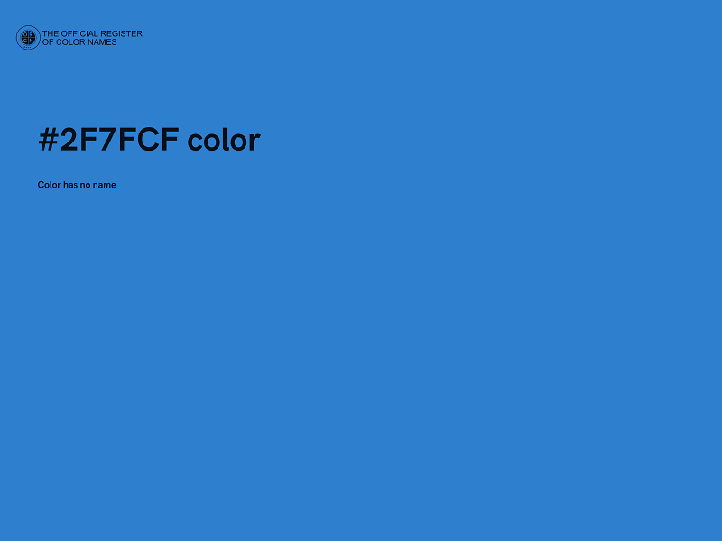 #2F7FCF color image